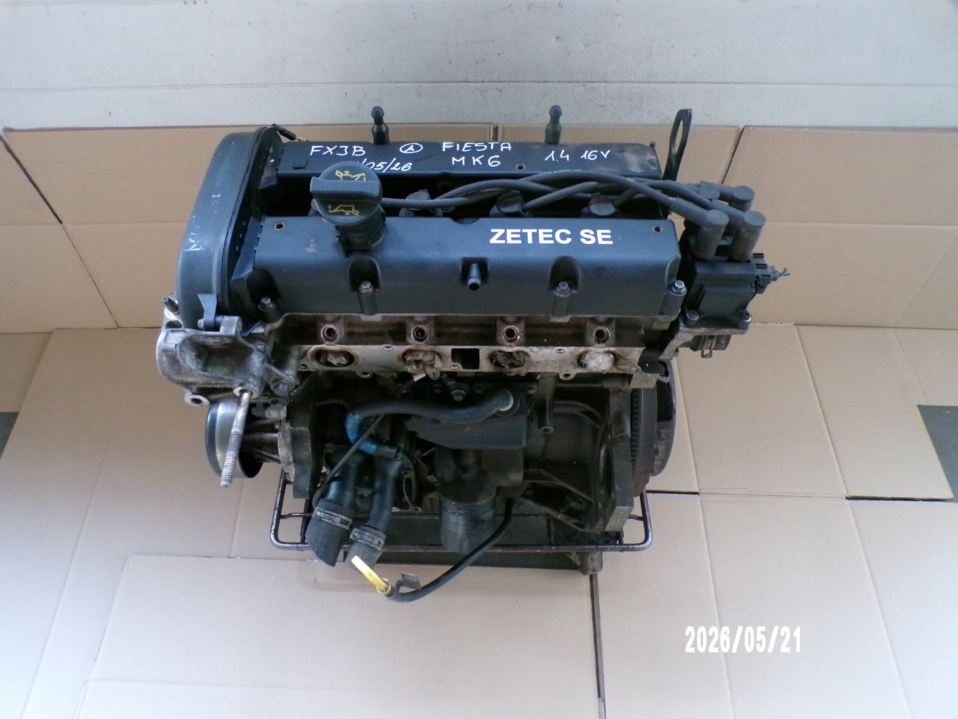 Moteur FXJB pour Ford Fusion 1.4 Petrol